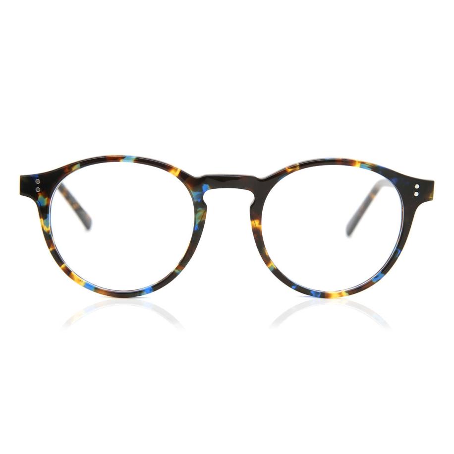 Heren Ovaal Volledige rand Plastic Tortoiseshell Bril - Anti-Blauwlichtglazen - SmartBuy Collection