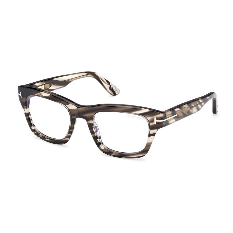 Tom Ford FT6036-B 56 Blauw-Light Block Tortoiseshell Heren Bril