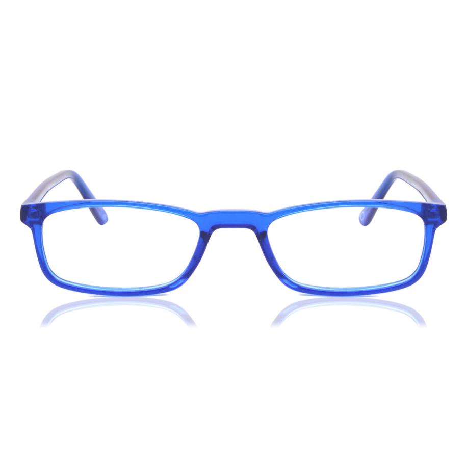 Heren Rechthoek Volledige rand Plastic Blauw Bril - Anti-Blauwlichtglazen - SmartBuy Collection