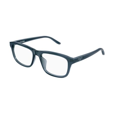 Balenciaga BB0442OA Aziatische pasvorm 007 Blauw Heren Bril
