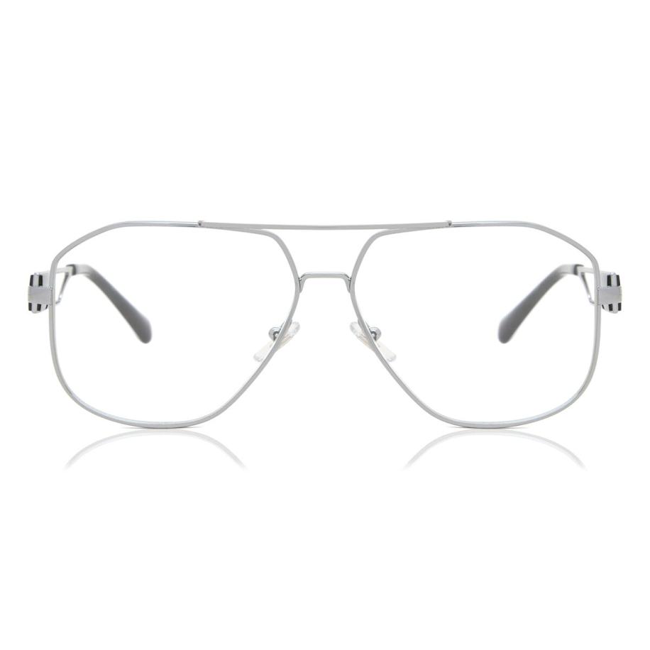 Versace VE1287 Aziatische pasvorm 1001 Grijs Heren Bril