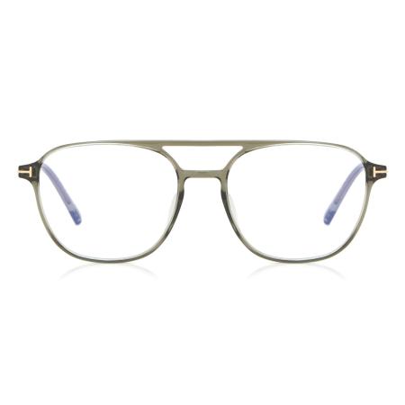 Tom Ford FT5874-B 093 Blauw-Light Block Groen Heren Bril