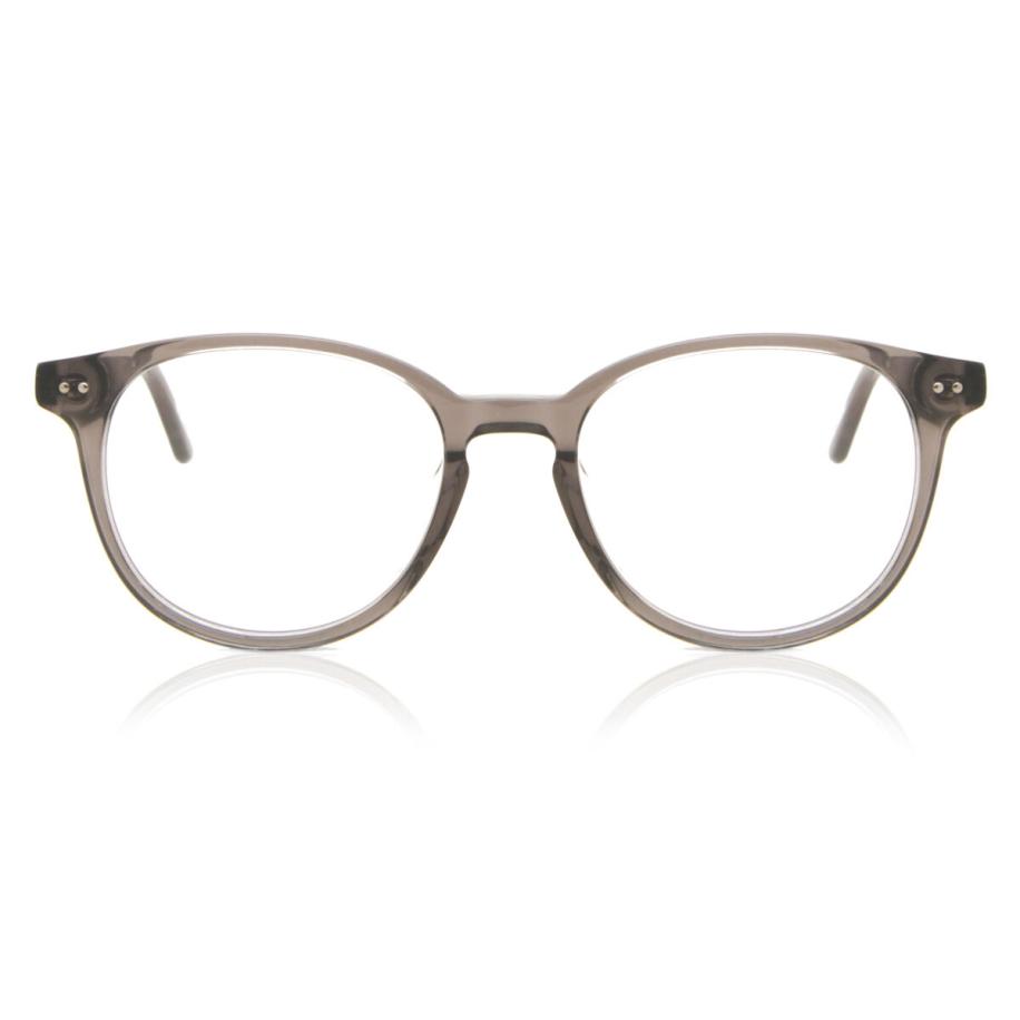 Heren Ovaal Volledige rand Plastic Grijs Bril - Anti-Blauwlichtglazen - SmartBuy Collection
