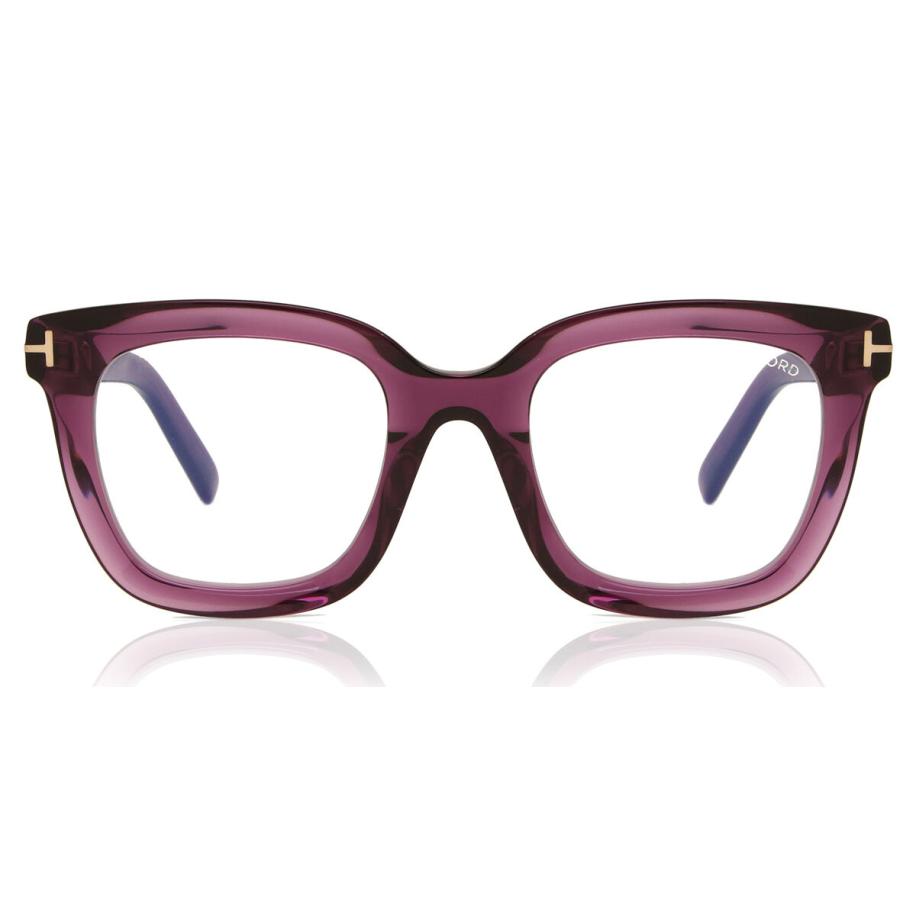 Tom Ford FT5880-B 81 Blauw-Light Block Purple Dames Bril