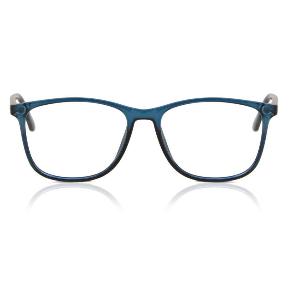 Heren Vierkant Volledige rand Plastic Blauw Bril - Anti-Blauwlichtglazen - SmartBuy Collection