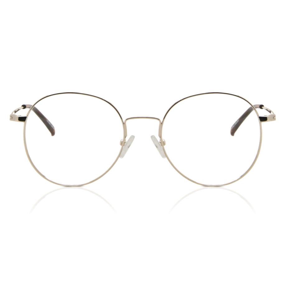 Heren Ovaal Volledige rand Metaal Goud Bril - Anti-Blauwlichtglazen - SmartBuy Collection
