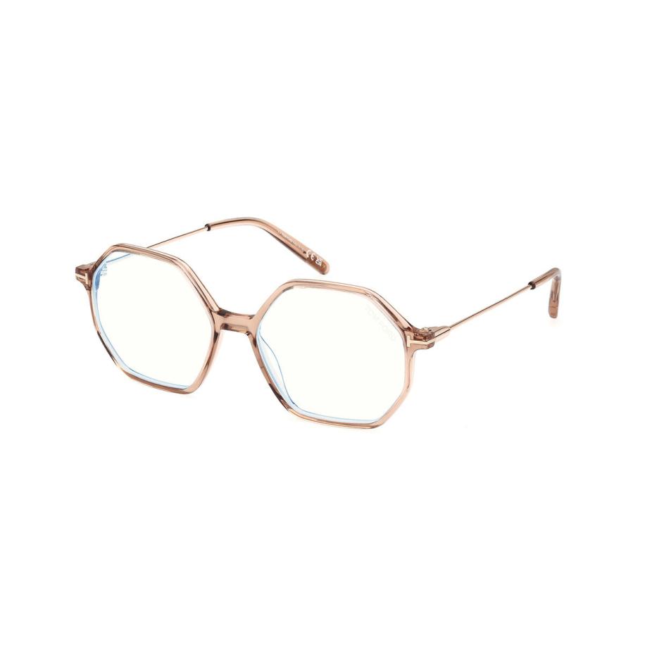 Tom Ford FT5952-B 45 Blauw-Light Block Dames Bril