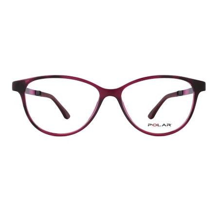 Polar 404 With Clip-On 422 Purple Heren Bril