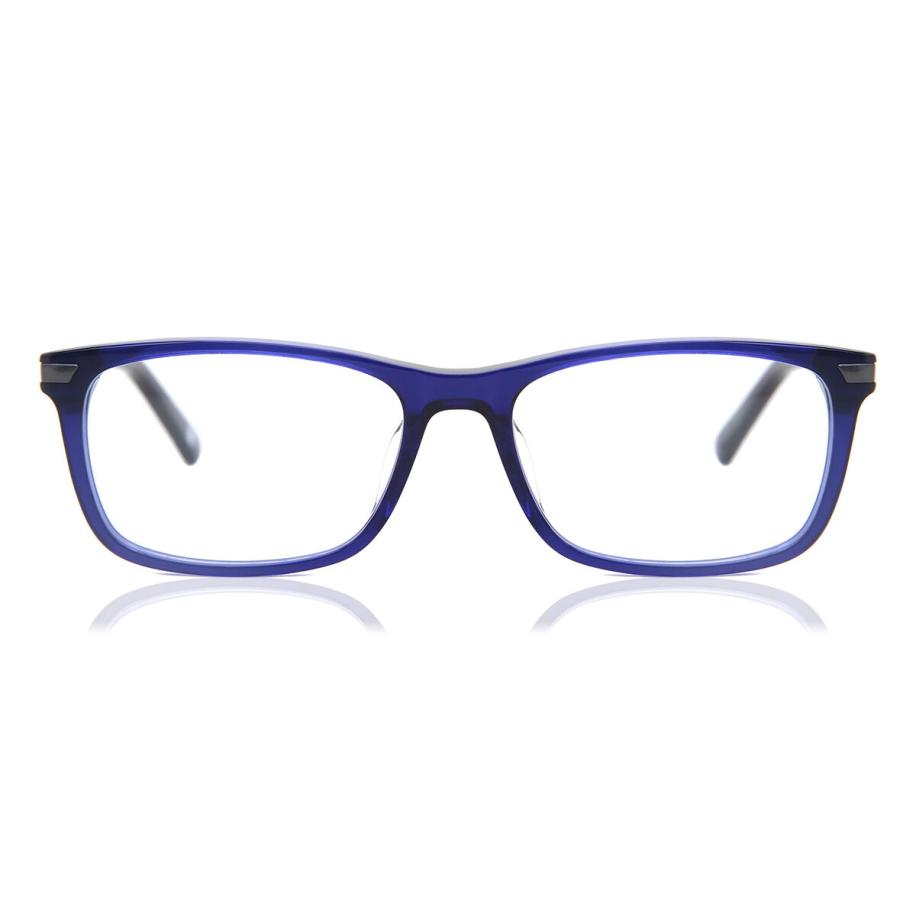 Heren Rechthoek Volledige rand Plastic Blauw Bril - Anti-Blauwlichtglazen - SmartBuy Collection