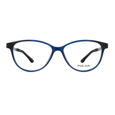 Polar 404 With Clip-On 427 Blauw Heren Bril