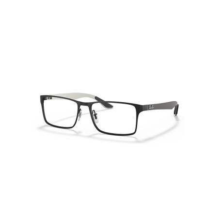 Ray-Ban Rb8415 Optics Grijs montuur Helder glazen Gepolariseerd 55-17