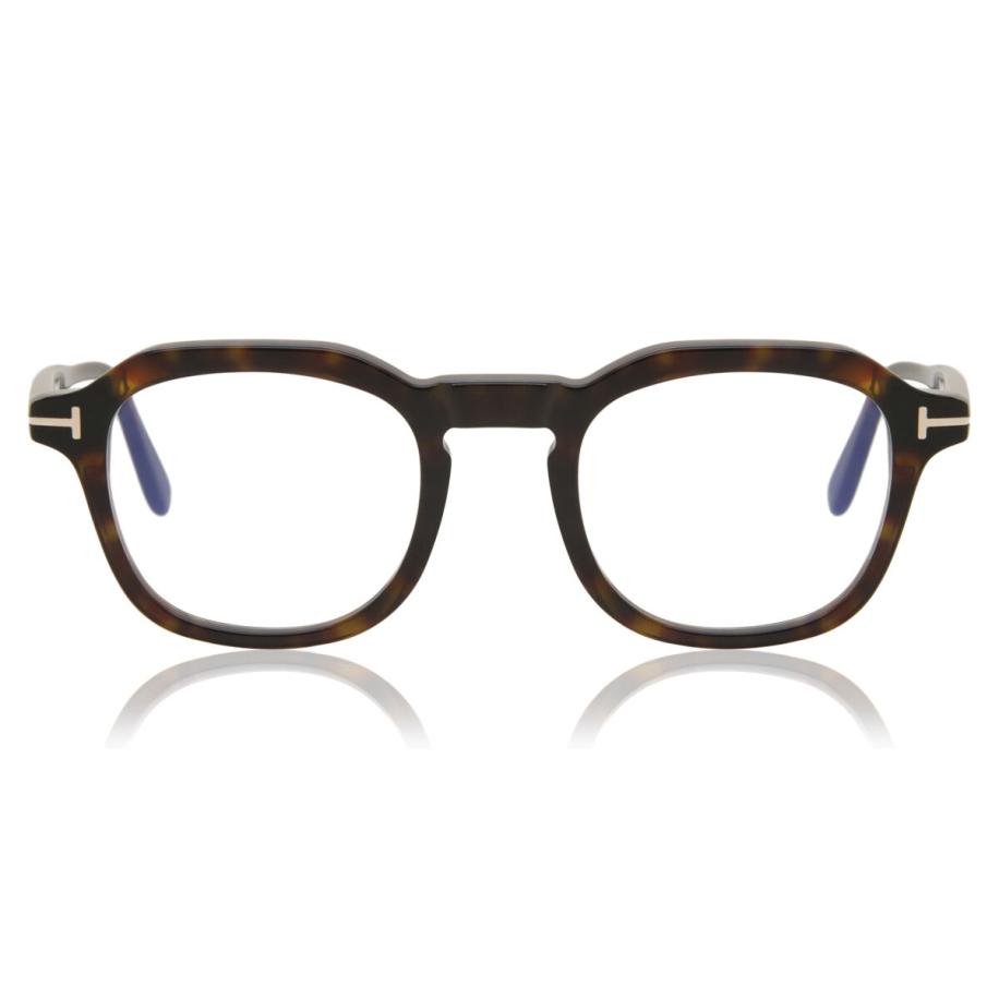 Tom Ford FT5836-B 52 Blauw-Light Block Tortoiseshell Heren Bril