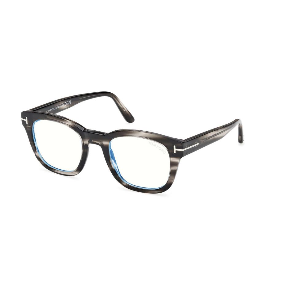 Tom Ford FT5542-B 56A Blauw-Light Block Tortoiseshell Heren Bril
