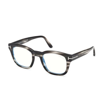 Tom Ford FT5542-B 56A Blauw-Light Block Tortoiseshell Heren Bril