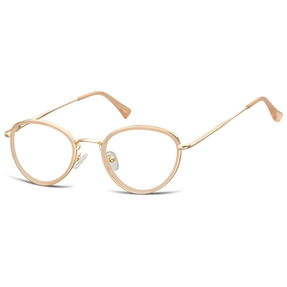 Heren Ovaal Volledige rand TR90 Bruin Bril - Anti-Blauwlichtglazen - SmartBuy Collection