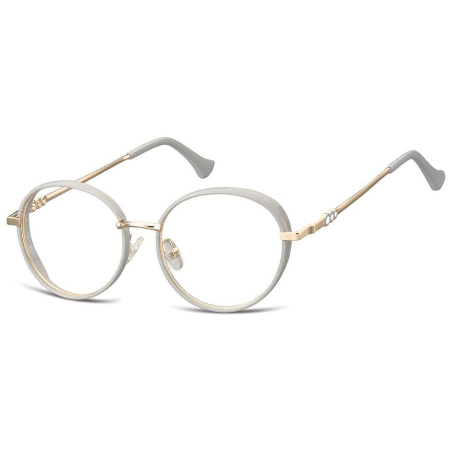 Heren Ovaal Volledige rand TR90 Goud Bril - Anti-Blauwlichtglazen - SmartBuy Collection
