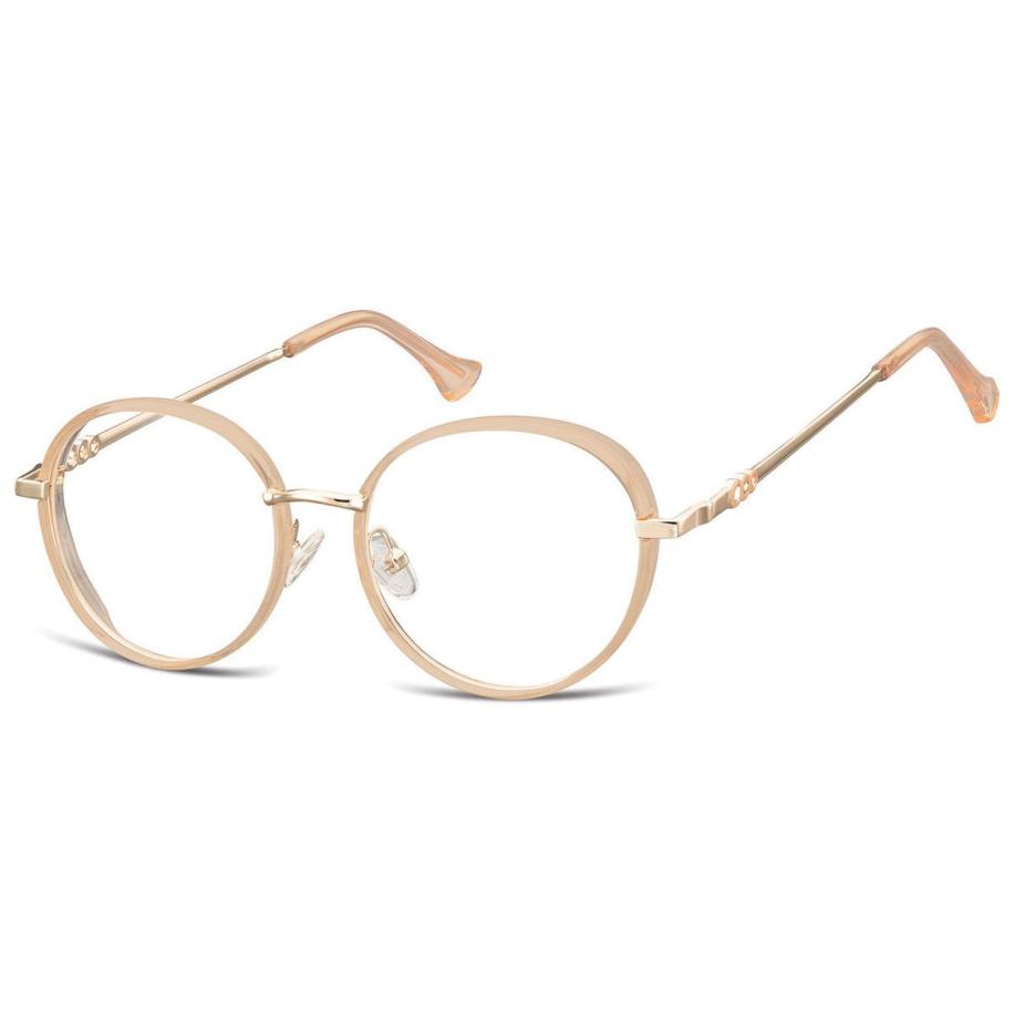 Heren Ovaal Volledige rand TR90 Bruin Bril - Anti-Blauwlichtglazen - SmartBuy Collection
