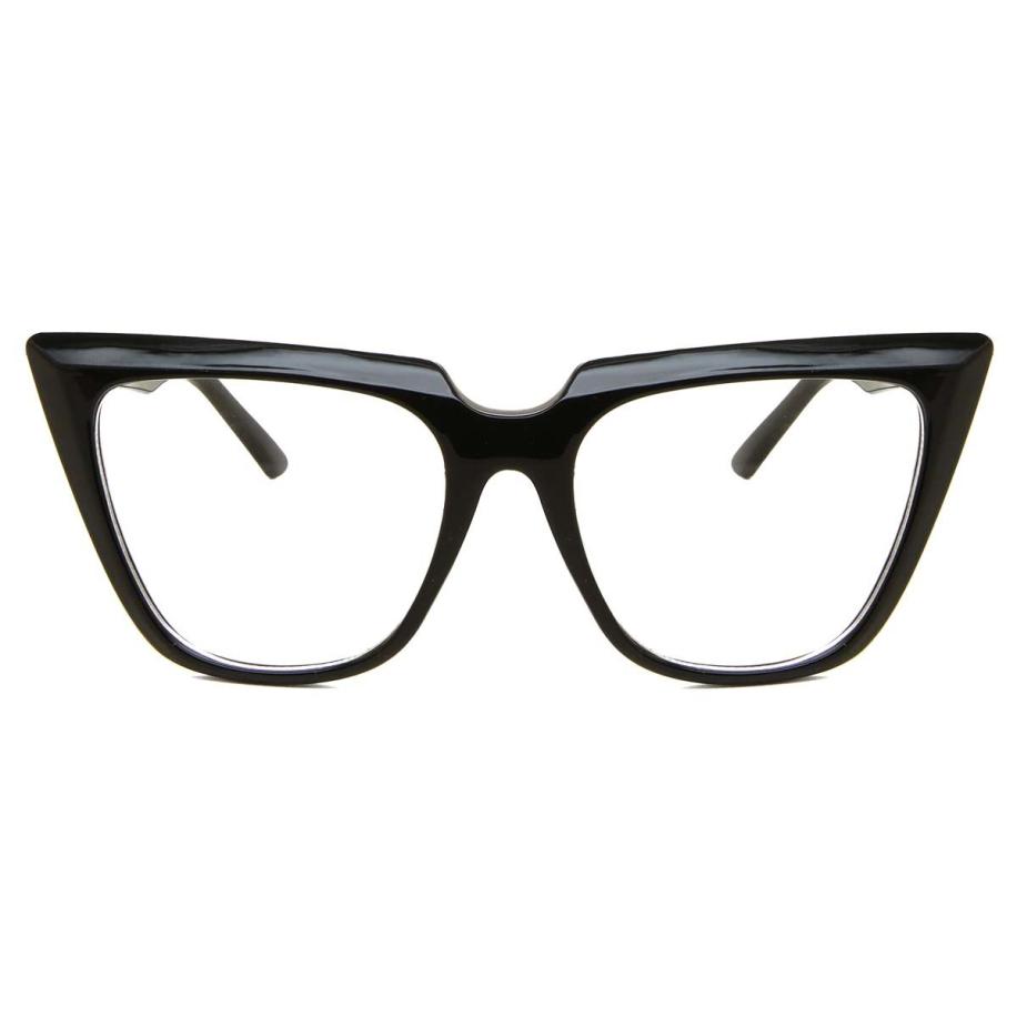 Heren Cat-eye Volledige rand Plastic Zwart Bril - Anti-Blauwlichtglazen - SmartBuy Collection