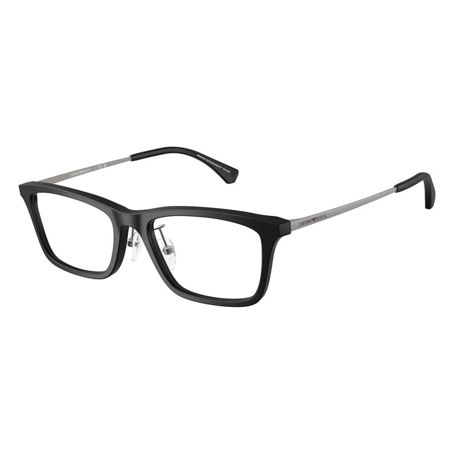 Emporio Armani EA3252D Aziatische pasvorm 5001 Zwart Heren Bril