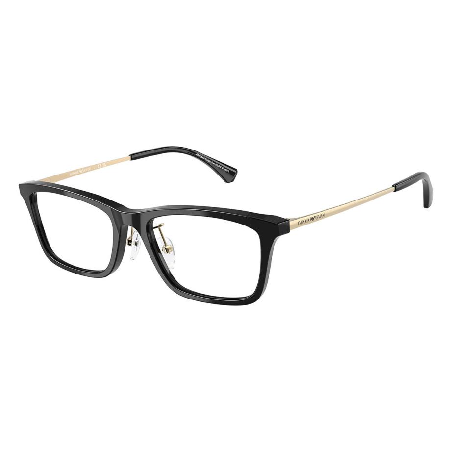 Emporio Armani EA3252D Aziatische pasvorm 5017 Zwart Heren Bril