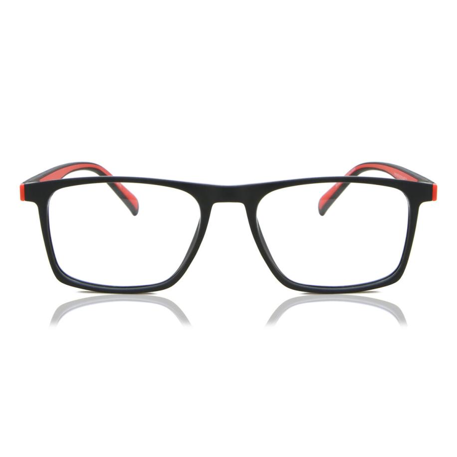 Heren Rechthoek Volledige rand TR90 Zwart Bril - Anti-Blauwlichtglazen - SmartBuy Collection