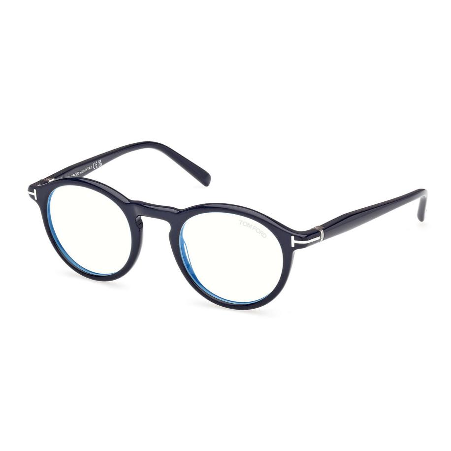 Tom Ford FT5979-B 90 Blauw-Light Block Blauw Heren Bril