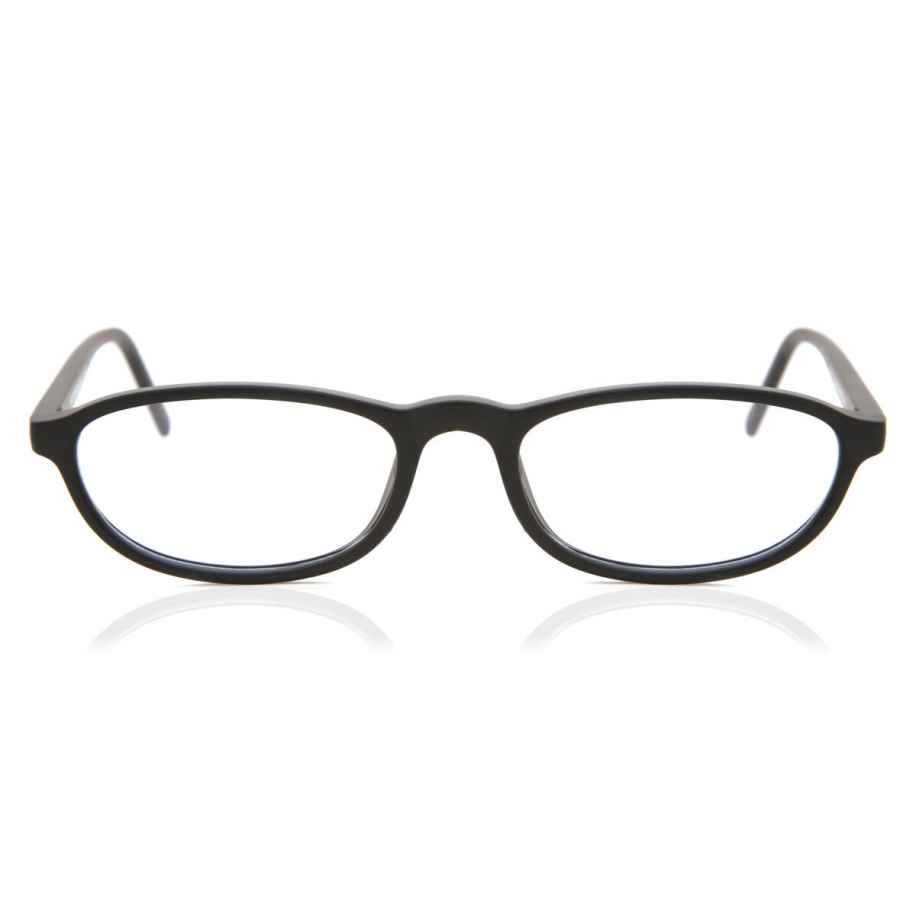 Heren Ovaal Volledige rand Plastic Zwart Bril - Anti-Blauwlichtglazen - SmartBuy Collection