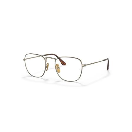 Ray-Ban Frank Titanium Optics Goud montuur Helder glazen 48-20
