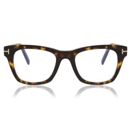 Tom Ford FT5886-B 052 Blauw-Light Block Tortoiseshell Heren Bril