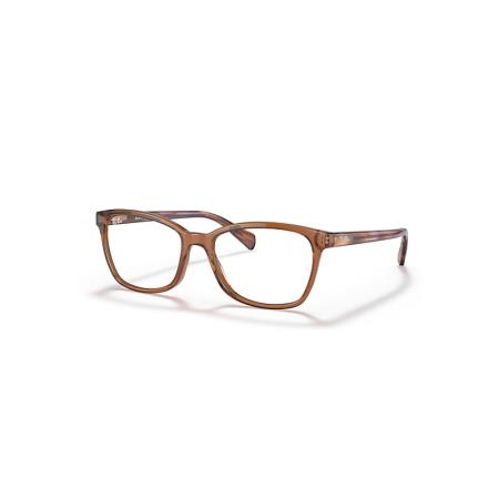 Ray-Ban Rb5362 Optics Transparant Bruin montuur Helder glazen Gepolariseerd 52-17