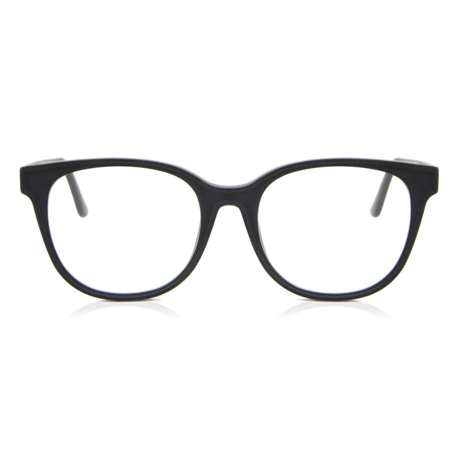 Heren Ovaal Volledige rand Plastic Zwart Bril - Anti-Blauwlichtglazen - SmartBuy Collection