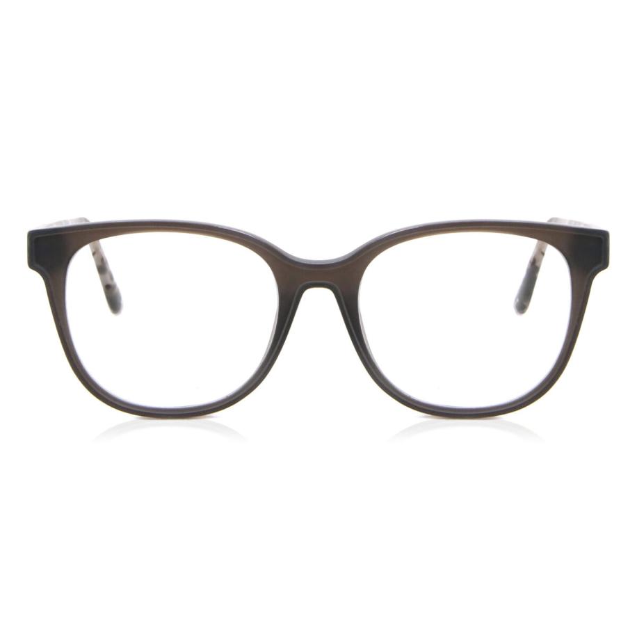 Heren Ovaal Volledige rand Plastic Grijs Bril - Anti-Blauwlichtglazen - SmartBuy Collection