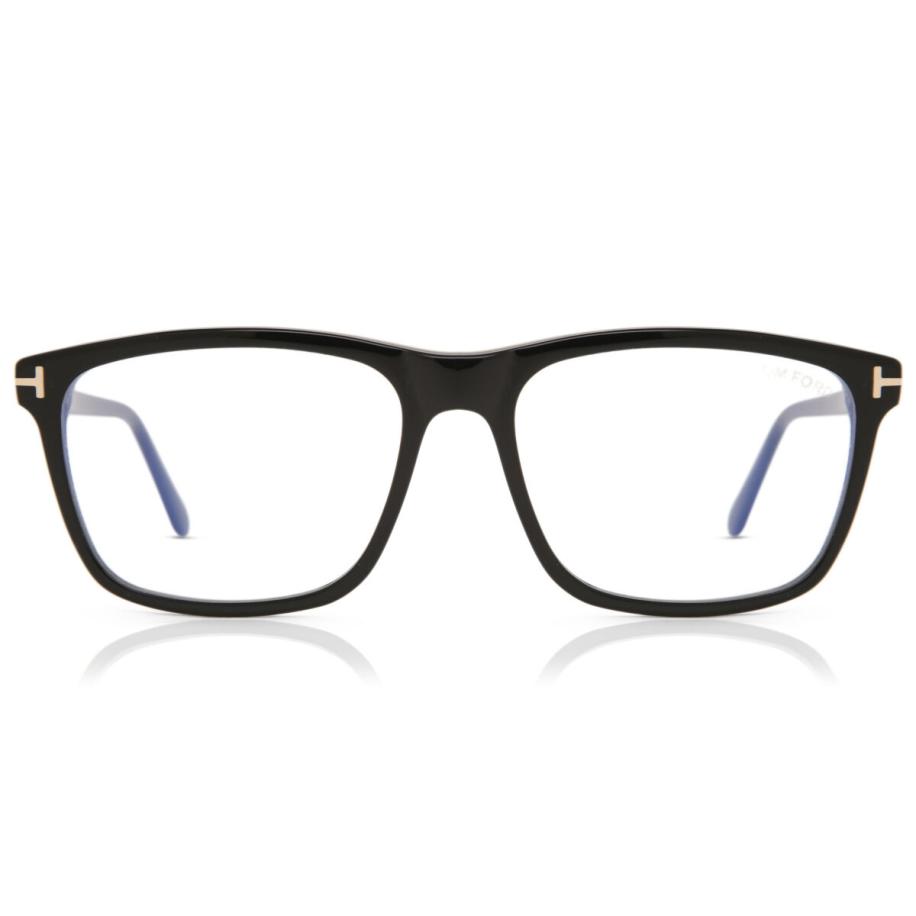 Tom Ford FT5479-B 1 Blauw-Light Block Zwart Heren Bril