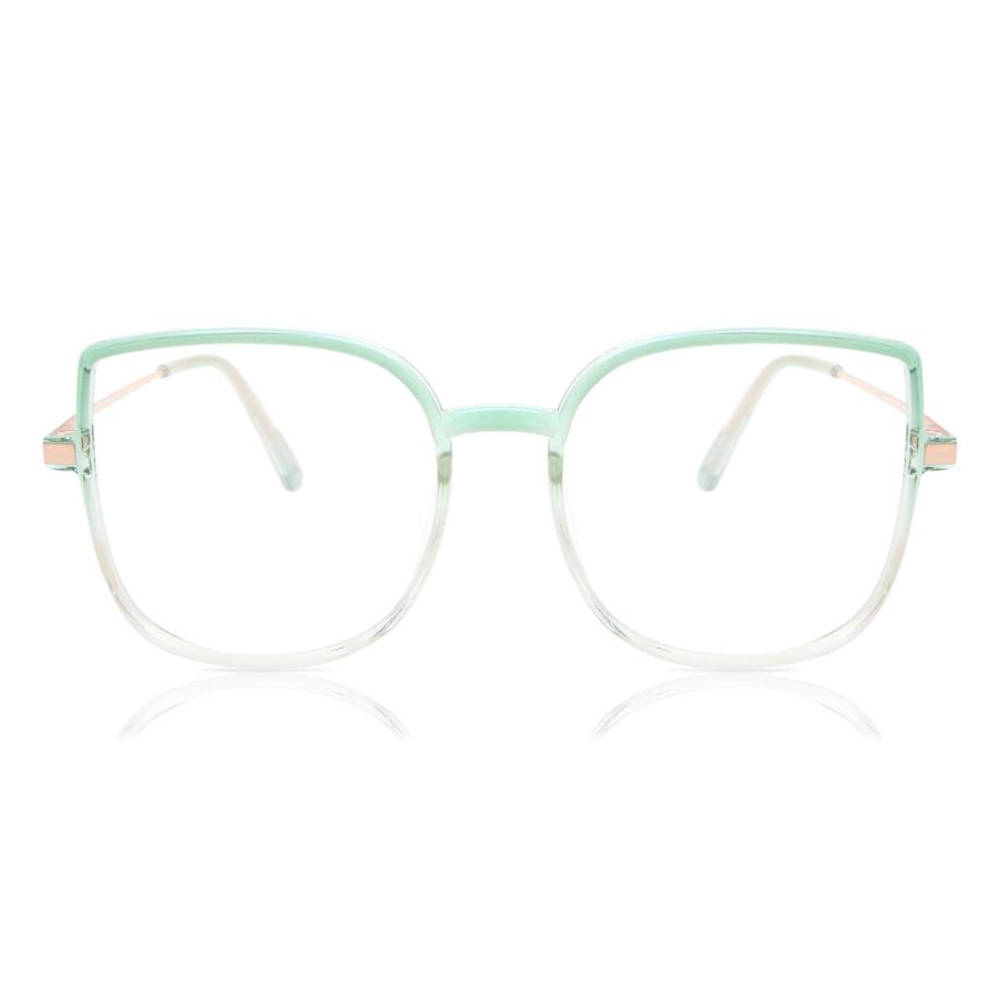 Dames Cat-eye Volledige rand Plastic Groen Bril - Anti-Blauwlichtglazen - SmartBuy Collection