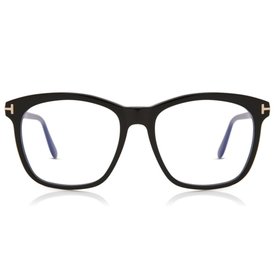 Tom Ford FT5481-B Blauw-Light Block 1 Zwart Dames Bril