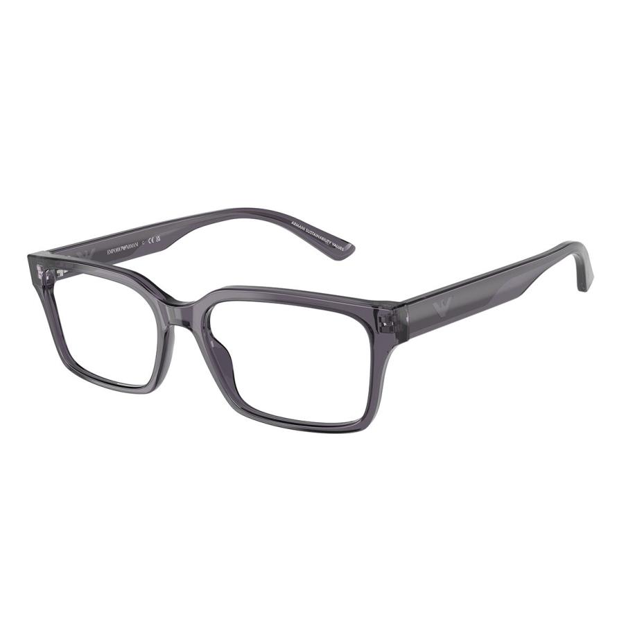 Emporio Armani EA3244F Aziatische pasvorm 6106 Doorzichtig Heren Bril