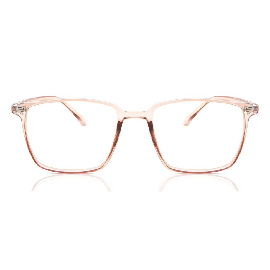 Heren Vierkant Volledige rand Plastic Bruin Bril - Anti-Blauwlichtglazen - SmartBuy Collection