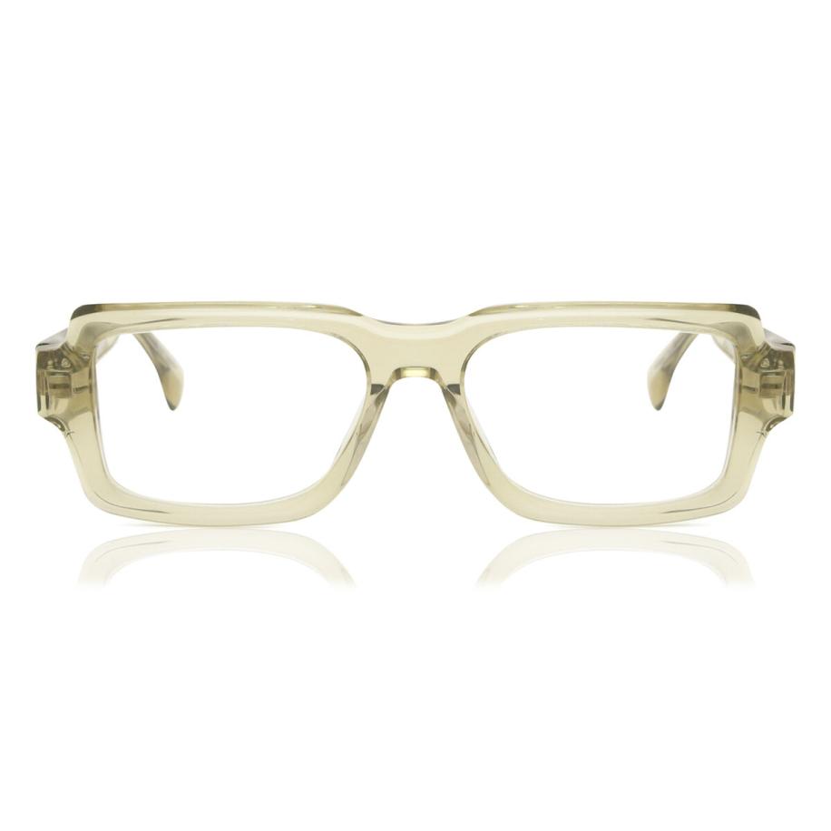 Heren Vierkant Volledige rand Plastic Geel Bril - Anti-Blauwlichtglazen - SmartBuy Collection