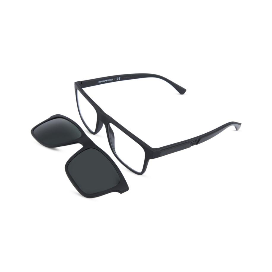 Emporio Armani EA4115 With Clip-On 58011W Zwart Heren Bril