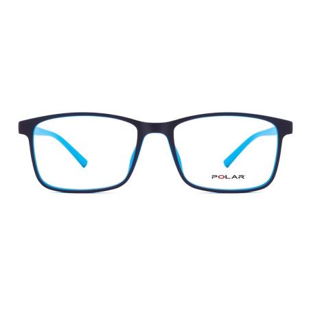 Polar 538 Kinder With Clip-On 20 Blauw Kinder Bril