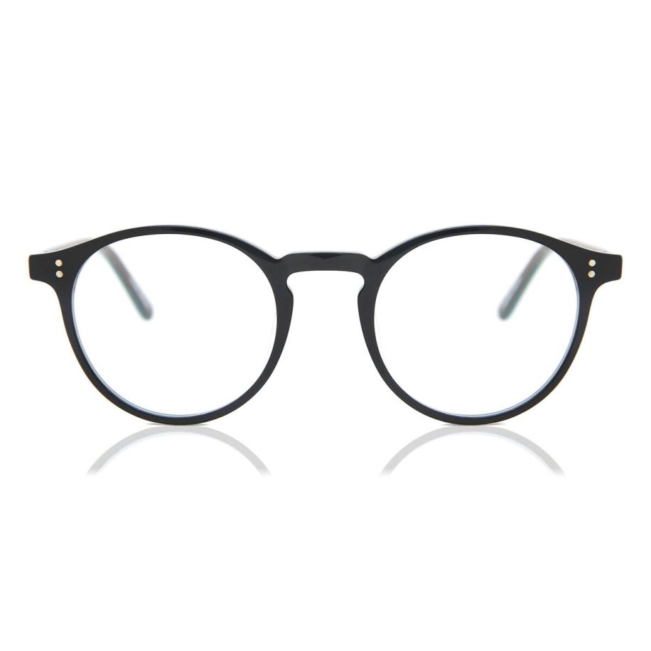 Heren Ovaal Volledige rand Plastic Zwart Bril - Anti-Blauwlichtglazen - SmartBuy Collection