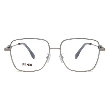 Fendi FE 50102F Aziatische pasvorm 012 Zilver Heren Bril