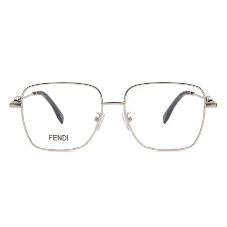 Fendi FE 50102F Aziatische pasvorm 016 Zilver Heren Bril