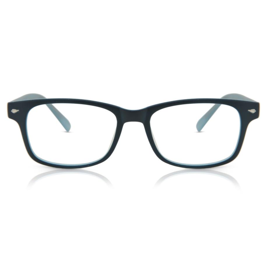 Heren Rechthoek Volledige rand Plastic Groen Bril - Anti-Blauwlichtglazen - SmartBuy Collection