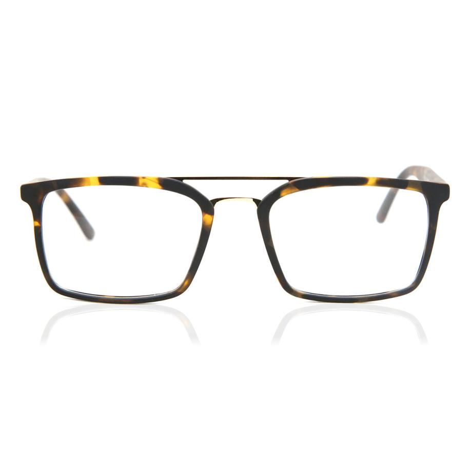 Heren Piloot Volledige rand Acetaat Tortoiseshell Bril - Anti-Blauwlichtglazen - SmartBuy Collection