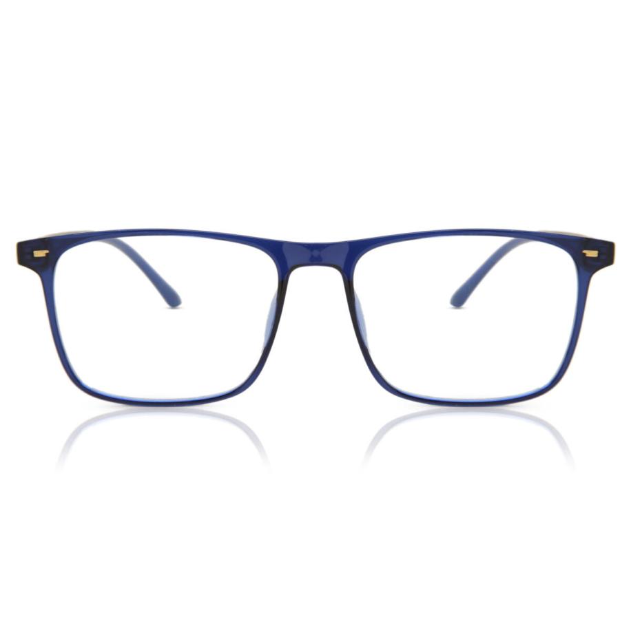 Heren Vierkant Volledige rand TR90 Blauw Bril - Anti-Blauwlichtglazen - SmartBuy Collection