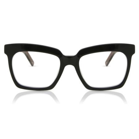 Dames Vierkant Volledige rand Plastic Zwart Bril - Anti-Blauwlichtglazen - Arise Collective