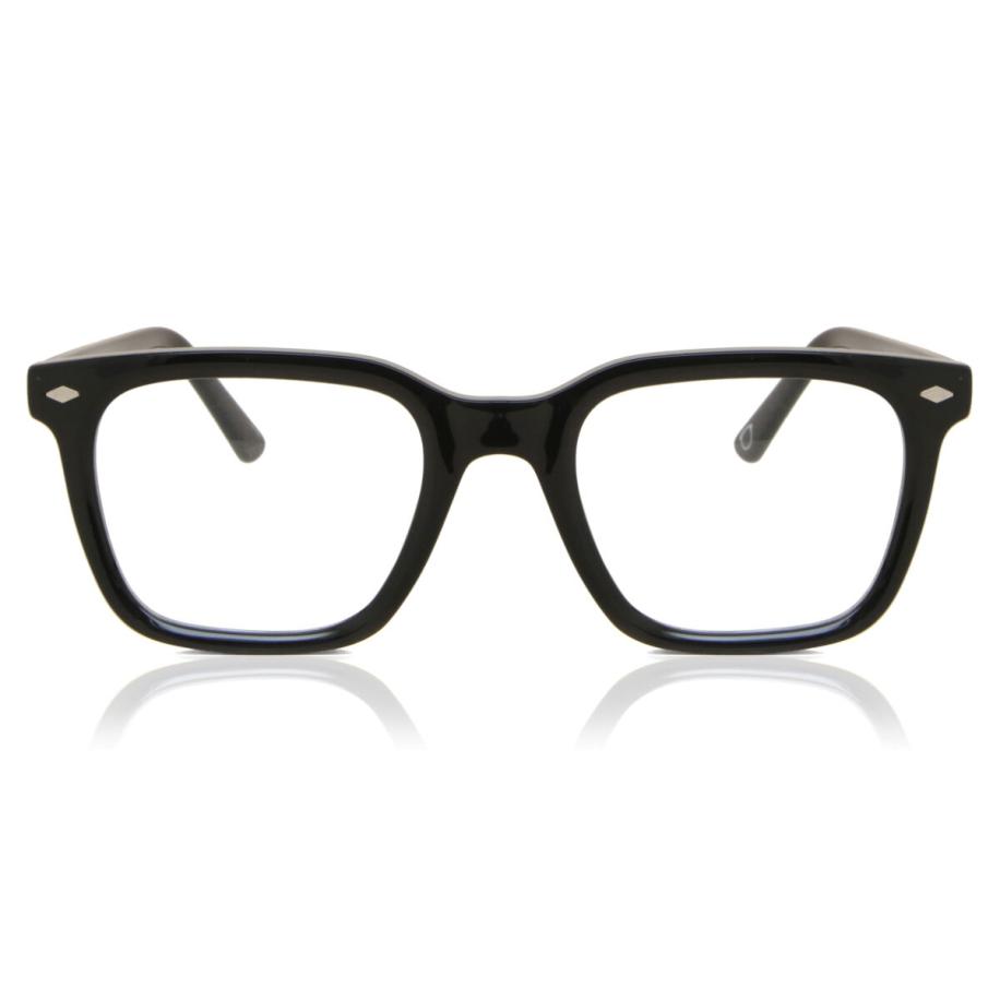 Heren Vierkant Volledige rand Plastic Zwart Bril - Anti-Blauwlichtglazen - SmartBuy Collection