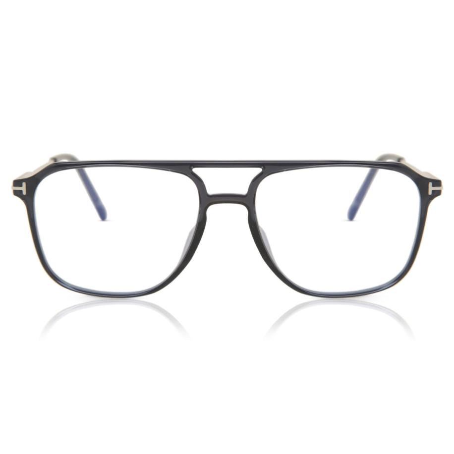 Tom Ford FT5665-B 20 Blauw-Light Block Grijs Heren Bril