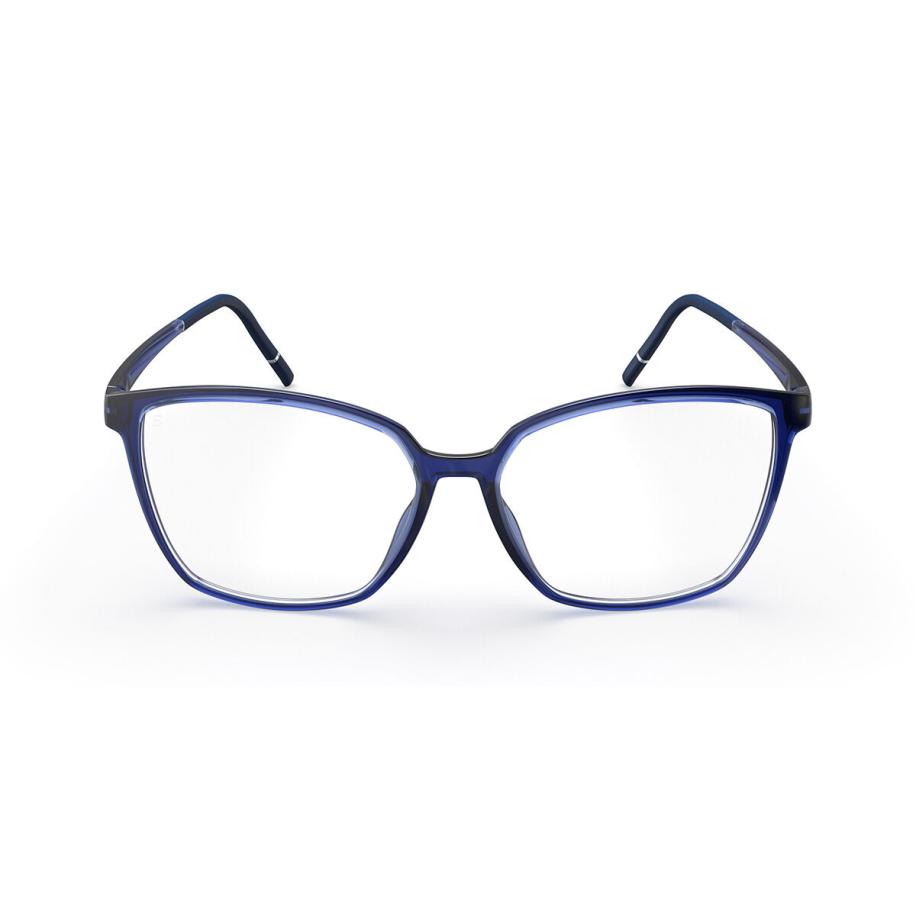 Silhouette Doorzichtig Sky Fullrim 1621/75 4510 Blauw Dames Bril